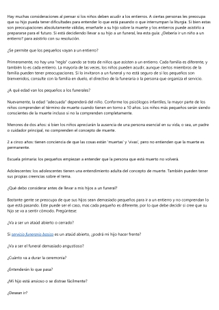 Guía basica de Funeraria Zaragoza 24h para hacer arreglos funerarios