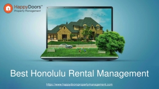 Best Honolulu Rental Management - www.happydoorspropertymanagement.com