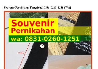 Souvenir Pernikahan Fungsional ౦8౩l~౦26౦~l25l{WhatsApp}