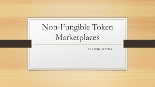 Non-Fungible Token Marketplaces