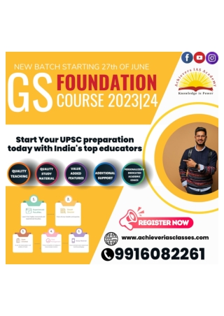 Best IAS Coaching in Bangalore Achievers IAS