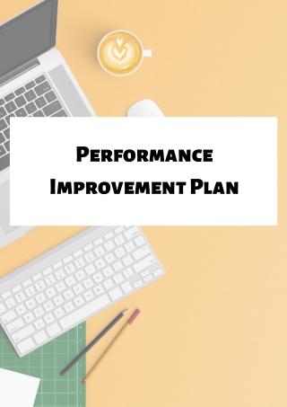 Performance Improvement Plan