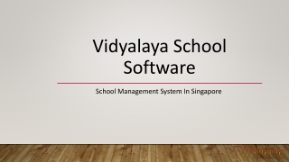 School Management System In Singapore 