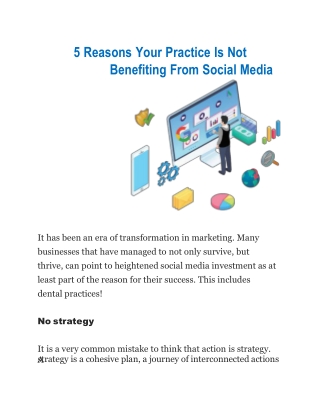 Reasons Your Practice Is Not Benefiting From Social Media