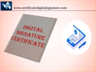 Digital Signature Certificate