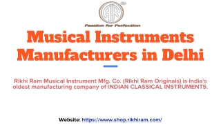 Best Musical Instruments Manufacturers in Delhi