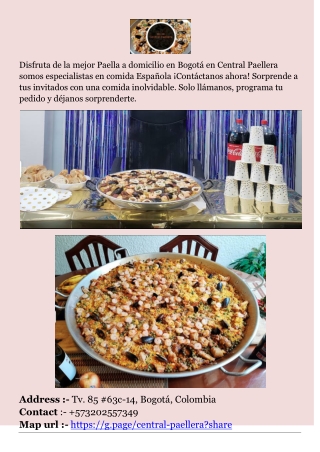 paellas en bogotá