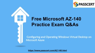 2022 Update Microsoft Azure AZ-140 Exam Dumps