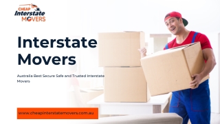 Interstate Movers | Cheap Interstate Removalists