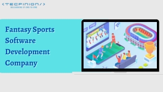 Fantasy Sports Software Development Company  Tecpinion