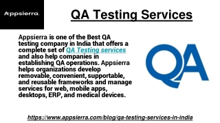 QA Testing Services