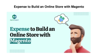 Expense to Build an Online Store with Magento