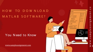 How to download MATLAB software