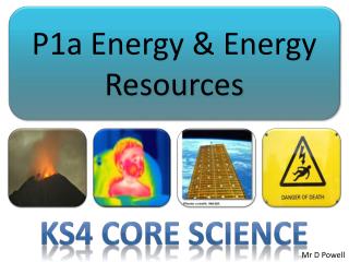 P1a Energy & Energy Resources