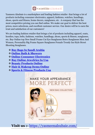 Buy Bags In Saudi Arabia