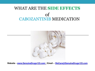 What are the Side effects of Cabozantinib