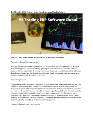 #1 Trading ERP Software Dubai