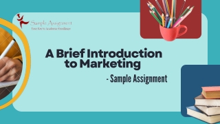 _A Brief Introduction to Marketing - Sample Assignment