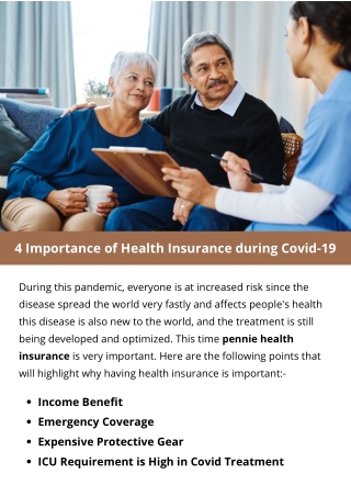 4 Importance of Health Insurance during Covid-19