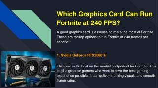 graphics card for fortnite pdf