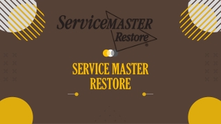 Get Storm Damage Restoration Service with Service Master Restore