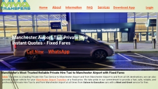 Manchester Airport Taxi | MMA Transfers