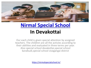 Nirmal Special School