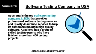 Software Testing Company in USA