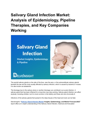 Salivary Gland Infection Market Insights and Epidemiology Forecast