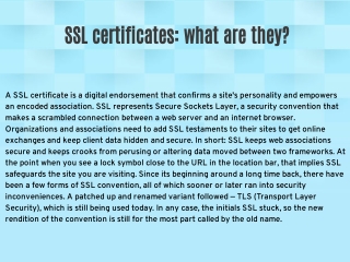 Buy SSC Certificate