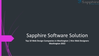 Top 10 Web Design Companies in Washington-Hire Web Designers Washington 2022