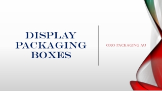 Display Packaging Boxes