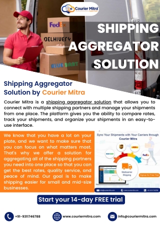 Shipping Aggregator Solution by Courier Mitra