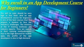 App development course for beginners