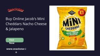 Buy Online Jacob's Mini Cheddars Nacho Cheese & Jalapeno