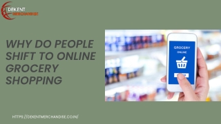 Why people shift online