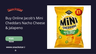 Buy Online Jacob's Mini Cheddars Nacho Cheese & Jalapeno