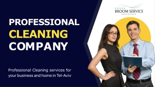 Professional Cleaning services for your business and home in telaviv