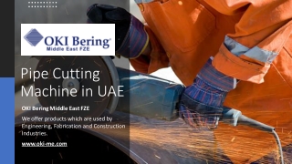 Pipe Cutting Machine in UAE