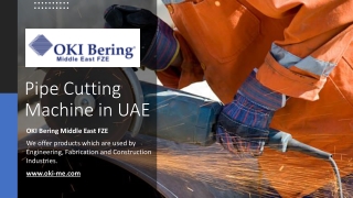 Pipe Cutting Machine in UAE