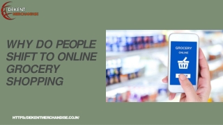Why people shift online.PPT