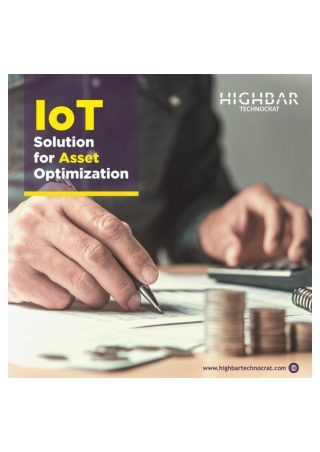 IOT Solution for Asset Optimisation