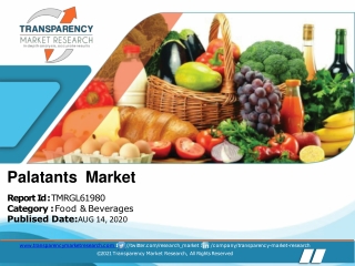 Palatants Market