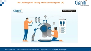 PPT_The Challenges of Testing Artificial Intelligence (AI)