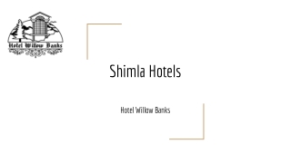 Shimla Hotels