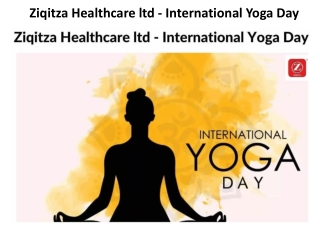 Ziqitza Healthcare ltd - International Yoga Day