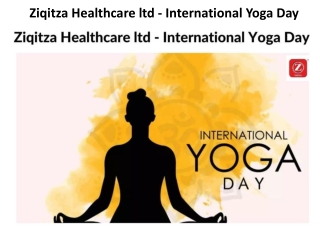 Ziqitza Healthcare ltd - International Yoga Day