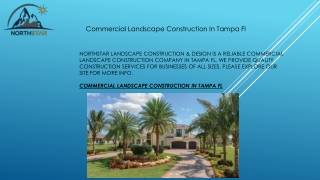 Commercial Landscape Construction In Tampa Fl  Nslcd.com