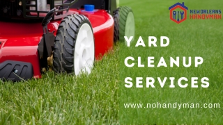 yard cleanup services in New orleans