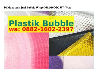 Di Mana Ada Jual Bubble Wrap